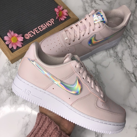 Nike Air Force Pink Iridescent 